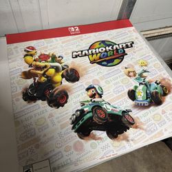 Nintendo Switch 2 Mario Kart World Ad Poster