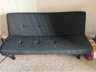 Black Convertible Futon Sofa Bed