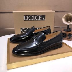 Dolce Gabbana Men’s Leather Shoes With Box 2026 New 