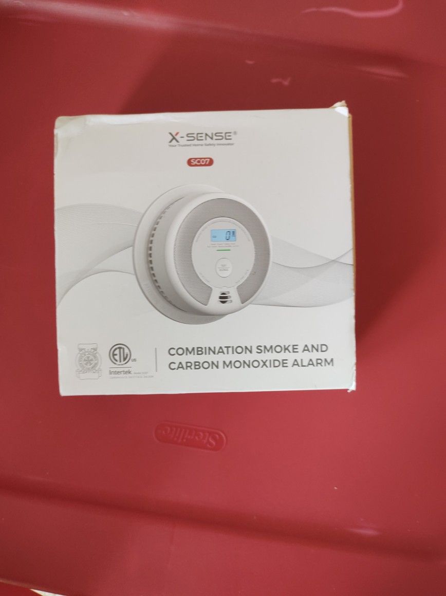 I'm Selling New X-Sense SC07 Combinaton Smoke Carbon Monoxide Alarm Detector with Large LCD Display (Standalone Model)