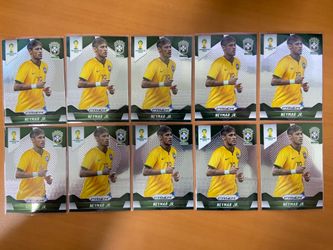 Neymar Jr. - 2014 Panini Prizm World Cup #112 - (10) Card Lot!