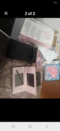 Nintendo DS Lite Pink with Games and Accessories