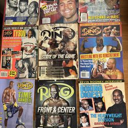 BOXING MAGAZINE  $8 each