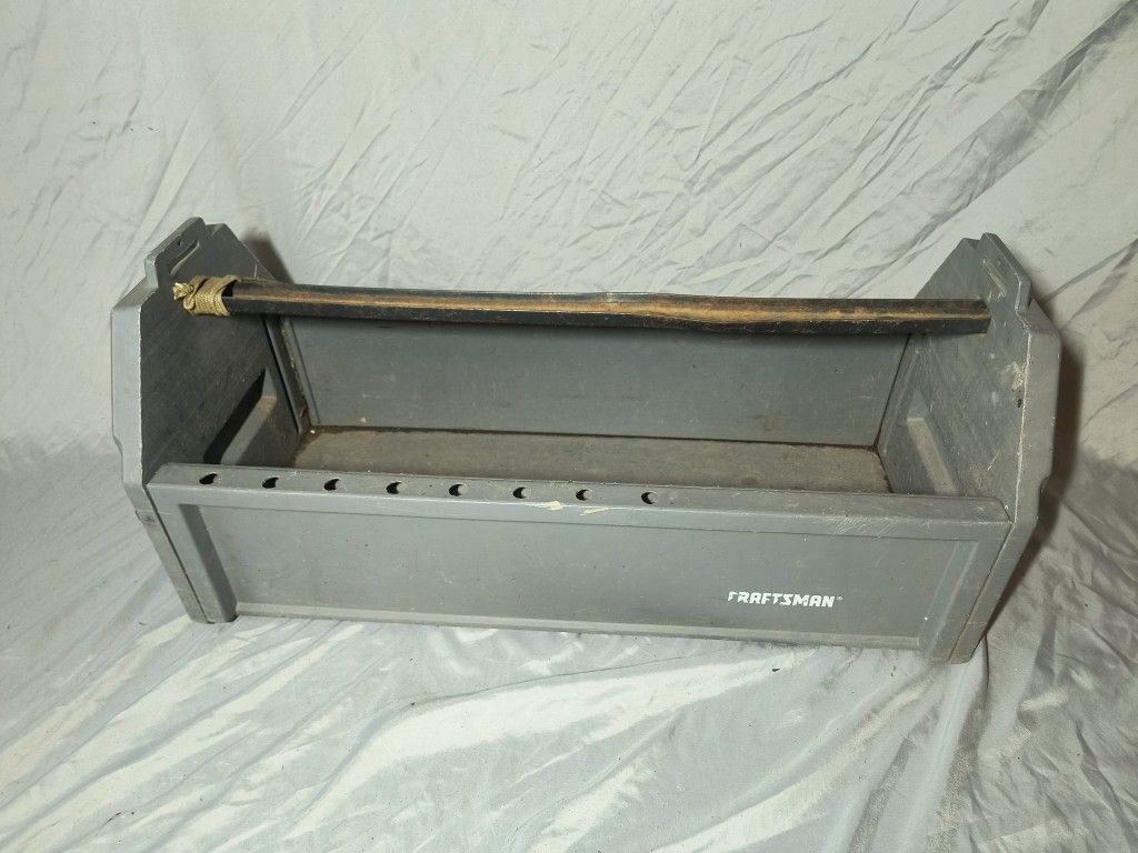 Vintage Antique Metal/Steel Tool Box With Pensil Sharpener