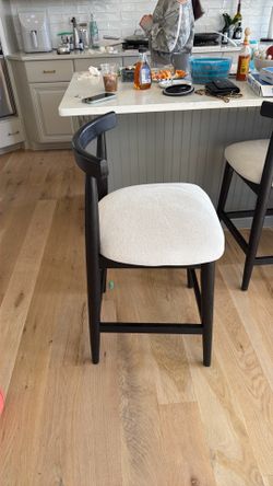 Wood and Cream Fabric