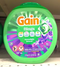 Gain pods detergent (60 pods)