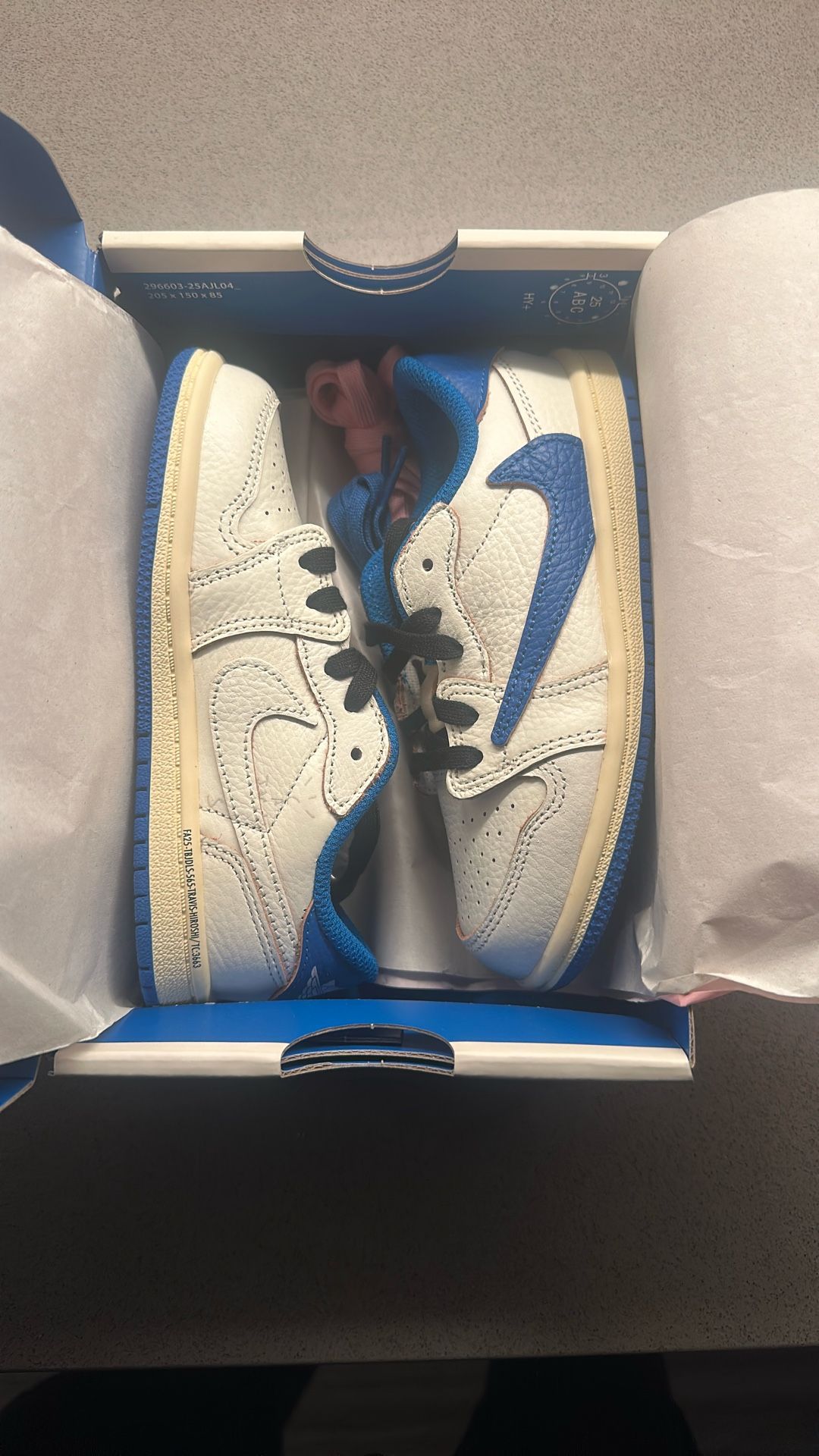 Jordan 1 Retro Low SP Fragment X Travis Scott (TD 10 )