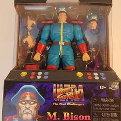 Ultra Street Fighter II M. Bison Player 2 Ver. Jada Toys BBTS EXCLUSIVE NEW