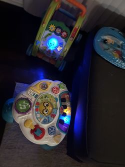 Toddler Toys; Walker Play table and Water Pad