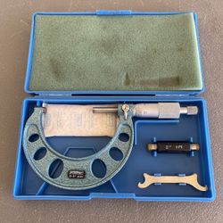 Fowler 2-3” .0001 Outside Micrometer Ratchet Thimble