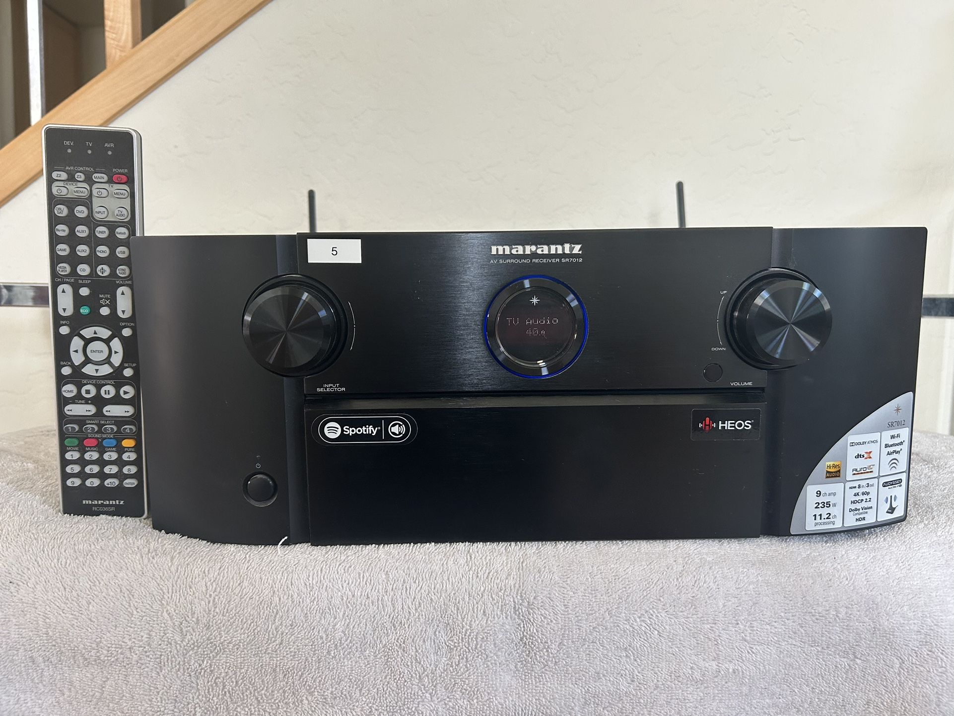 Audio/Video Receiver With Remote