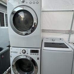 LG laundry washer and dryer