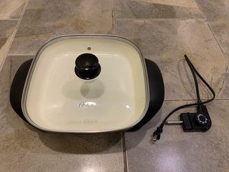 Oster 12-Inch Electric Skillet with Glass Lid