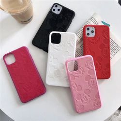 New Faux Leather Mickey iPhone Cases