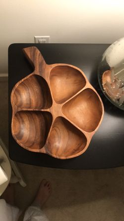 Vintage Monkey Pod  Wood Tray