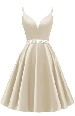 Brand New Champagne Satin Dresses