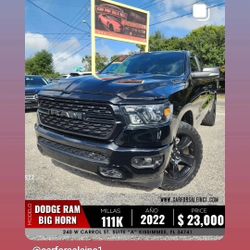 DODGE RAM 1500 BIG HORN 2022