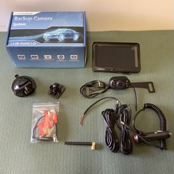 5 Inch Wireless Reverse Camera With Monitor. Hd 1080p Bluetooth