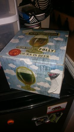 New Belgium Brewing Beer Goblet Gift Set