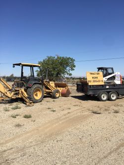 Bobcat grading cleanup
