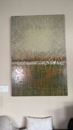 Large Abstract Landscape Canvas Wall Art