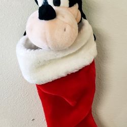Vintage Disney Store Plush Goofy Stocking 8in X 22in
