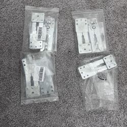 Sectional Couch Connector Metal Alligator Style Furniture Connector Snap with Screws - 2 Pack