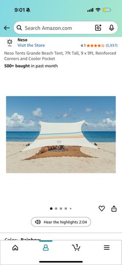 Grande Neso Beach Tent