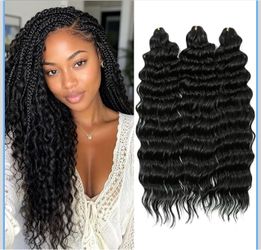 Deep wave crochet curly hair