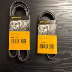 Serpentine & AC Belt Set. Continental. 