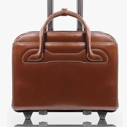 
McKleinUSA Lakewood Leather 15-Inch Wheeled  Laptop Briefcase