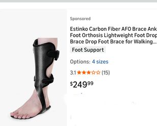 Foot Drop Brace// Bracket Para Pie Caído