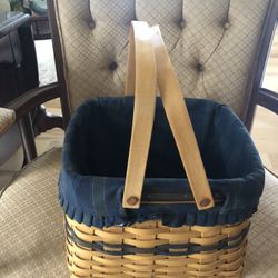 Longaberger  Harbor Basket 1998 With Box  10” By 9”