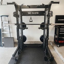 SQUAT RACK POWER RACK + WEIGHTS + DELIVERY 