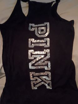 Victoria Secret black racer back tank
