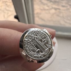 Anillos San Benito PLATA 925 Talla 9-10 -11❤️