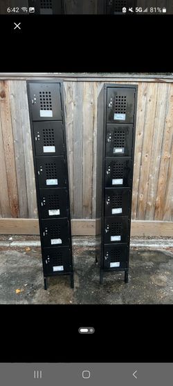 Storage tower Lockers $300 pair obo