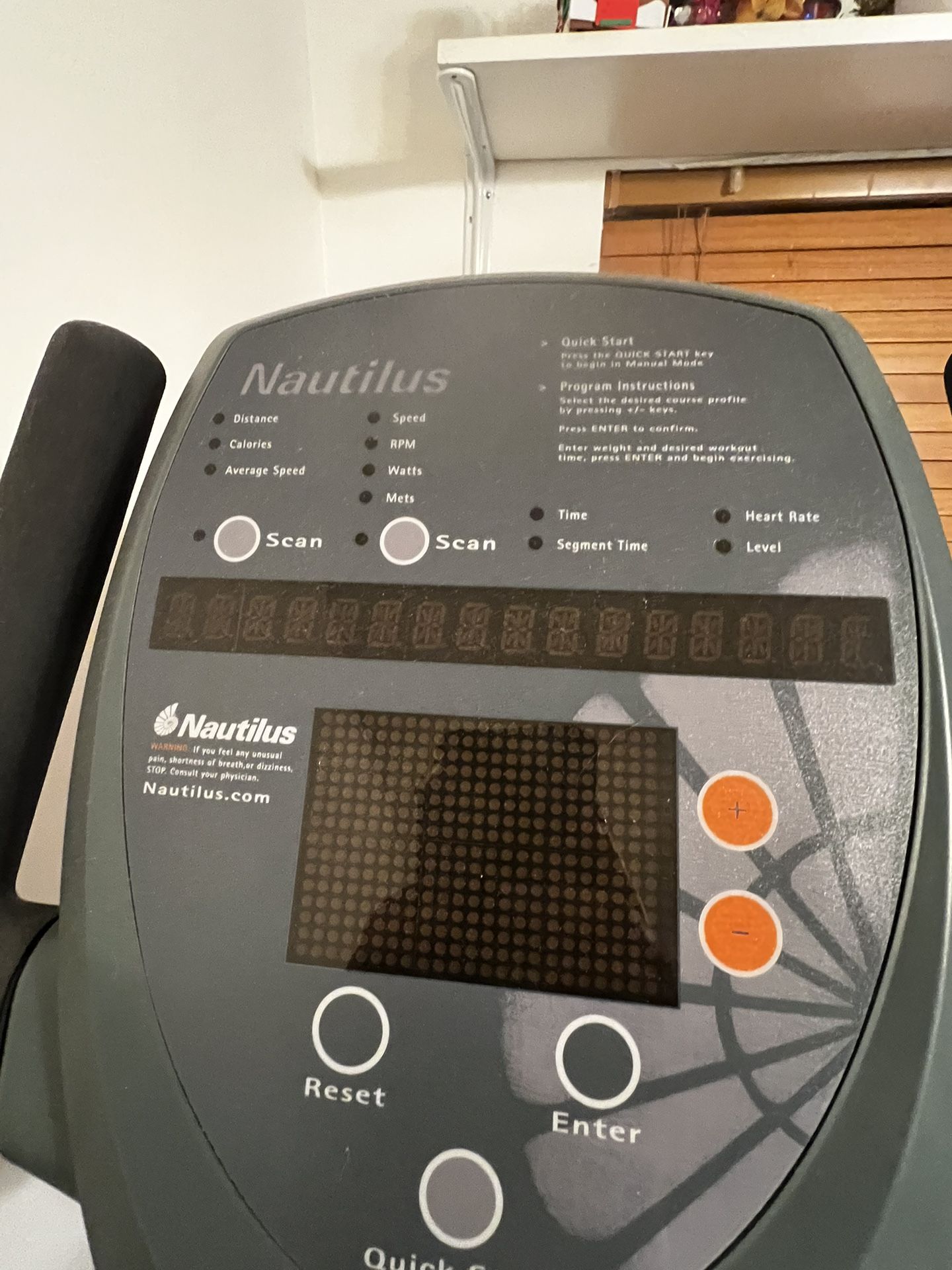 Gym Quality Elliptical Nautilus