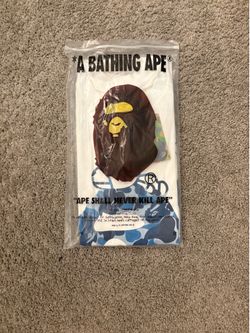 White Bape Baby Milo tee size M