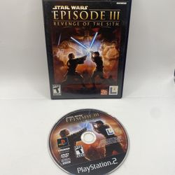 Star Wars Episode III 3: Revenge of the Sith PS2 (Sony Playstation 2) No Manual 