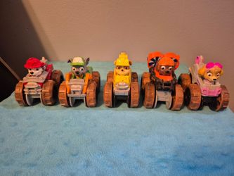 Paw Patrol muddy trucks