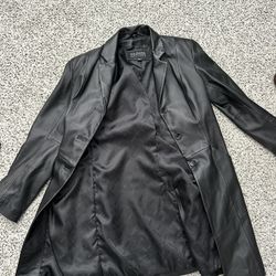 Leather Trench Coat
