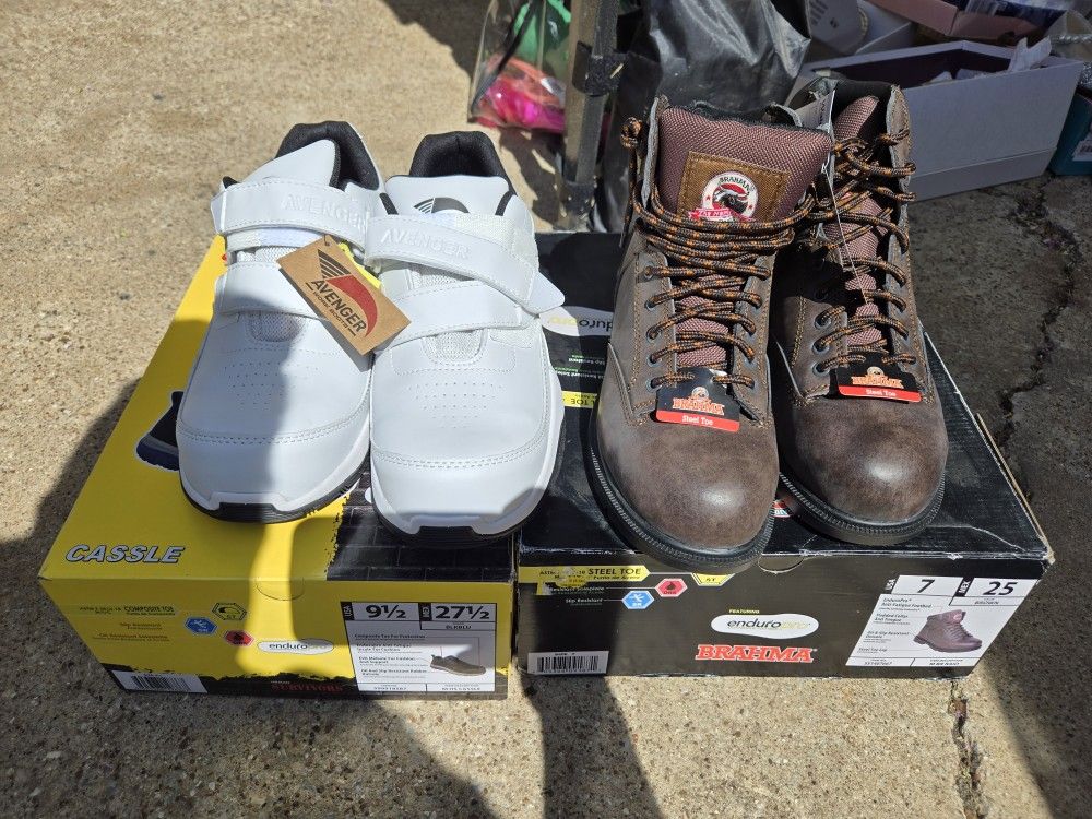 STEEL TOE Work Boots