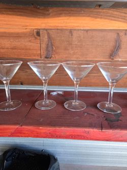 Martini glasses