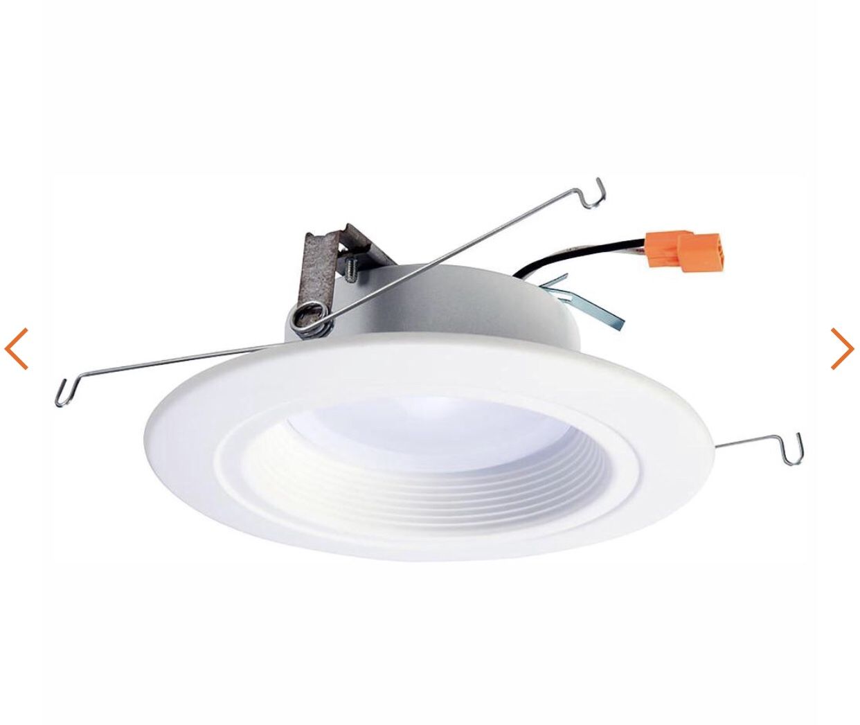 Halo RL 5 in. and 6 in. White Integrated LED Recessed Ceiling Light Fixture Retrofit Downlight at 90 CRI, 5000K Daylight- NEW IN BOX
