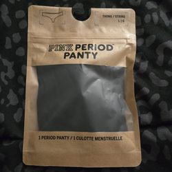 Pink Period Panty Thong Size Large