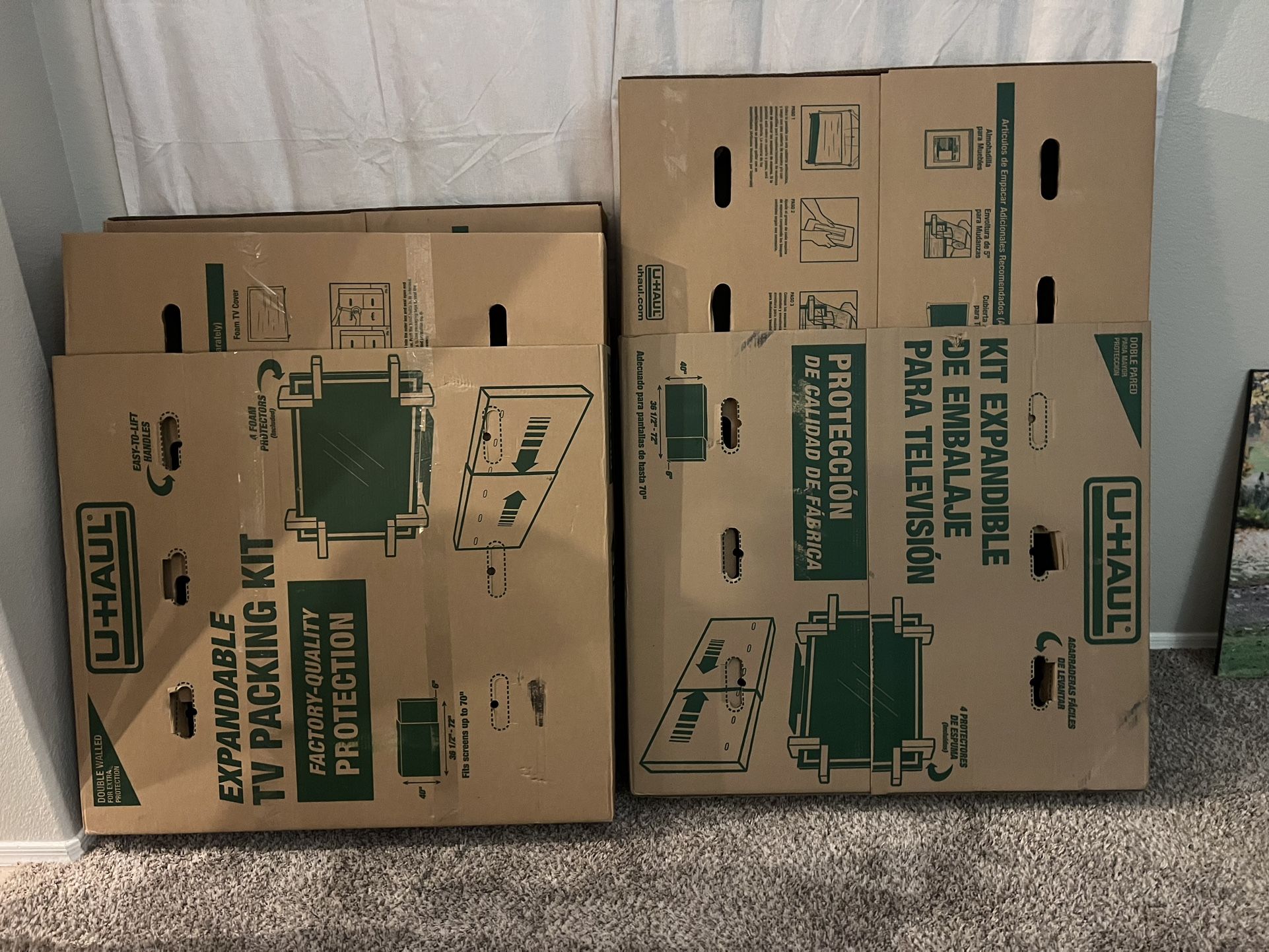 36-72 Inch Tv Moving Boxes