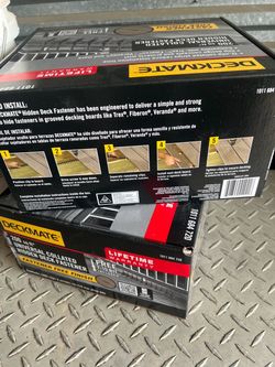 Hidden deck fastener