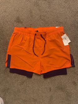 Brand New Orange & Black Men Shorts XL