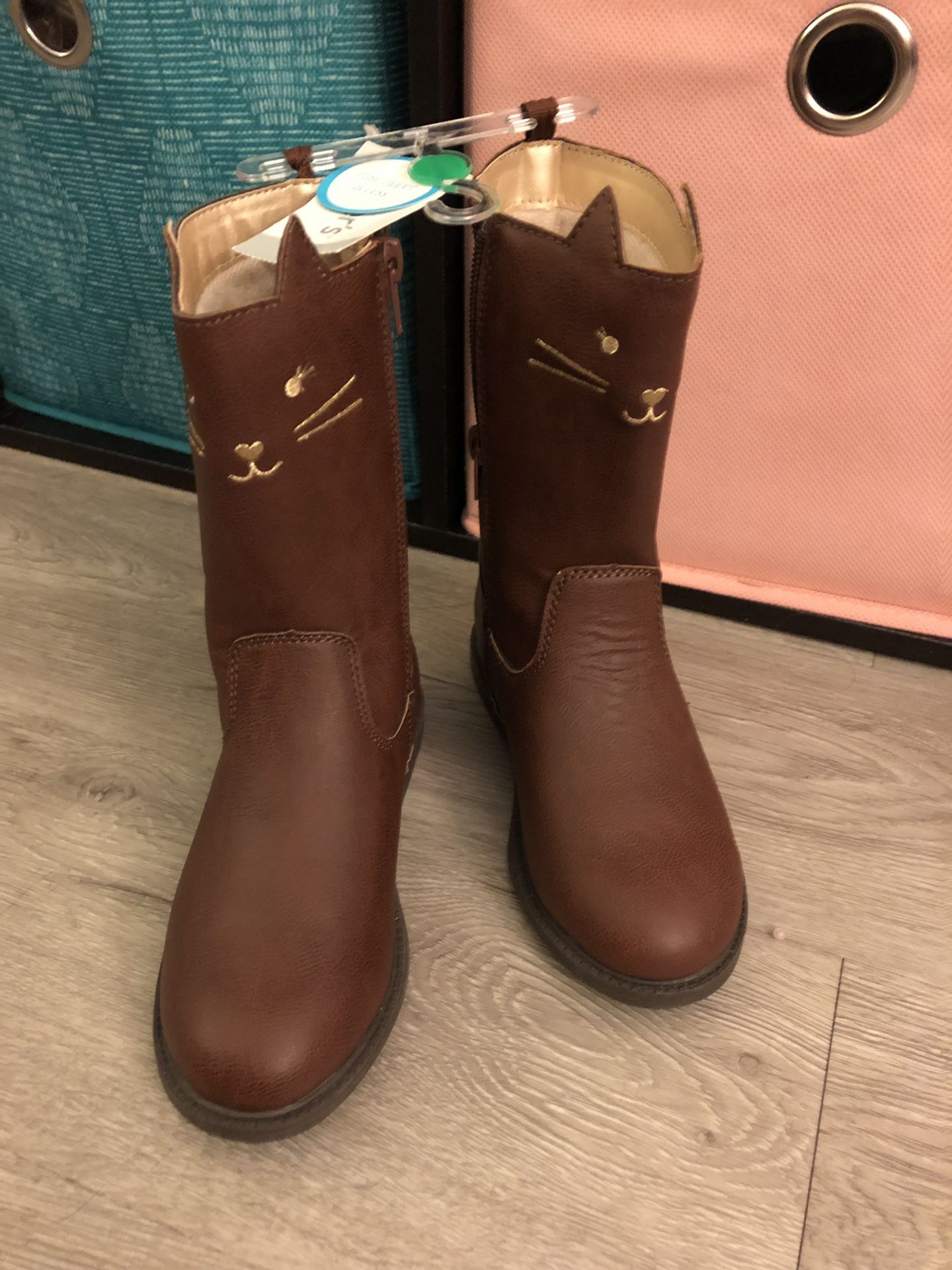 Carters Girls Brown Boots